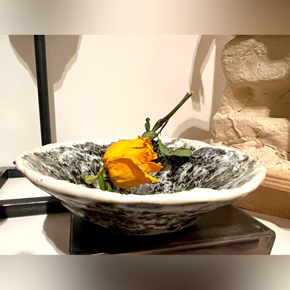 Handbuilt CERAMIC bowl - decorative